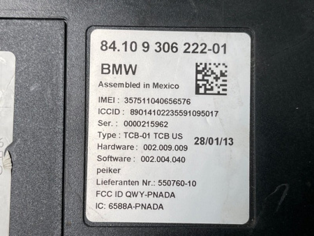 BMW / 5-Series / Combox Telematik (ECE),Блок управления Bluetooth