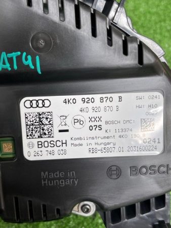 Audi / A6 / Панель приборов