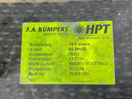 BMW / M6 / Усилитель бампера