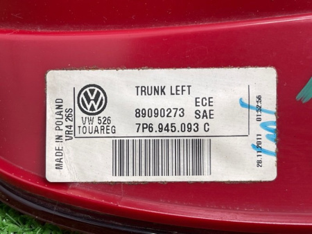 Volkswagen / Touareg / Фонарь задний