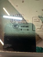 Audi / Q7 / Стекло заднего крыла