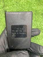 Volkswagen / Touareg / Замок ремня безопасности Volkswagen / Touareg / Замок ремня безопасности