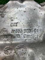 BMW / X5 / теплозащитный экран